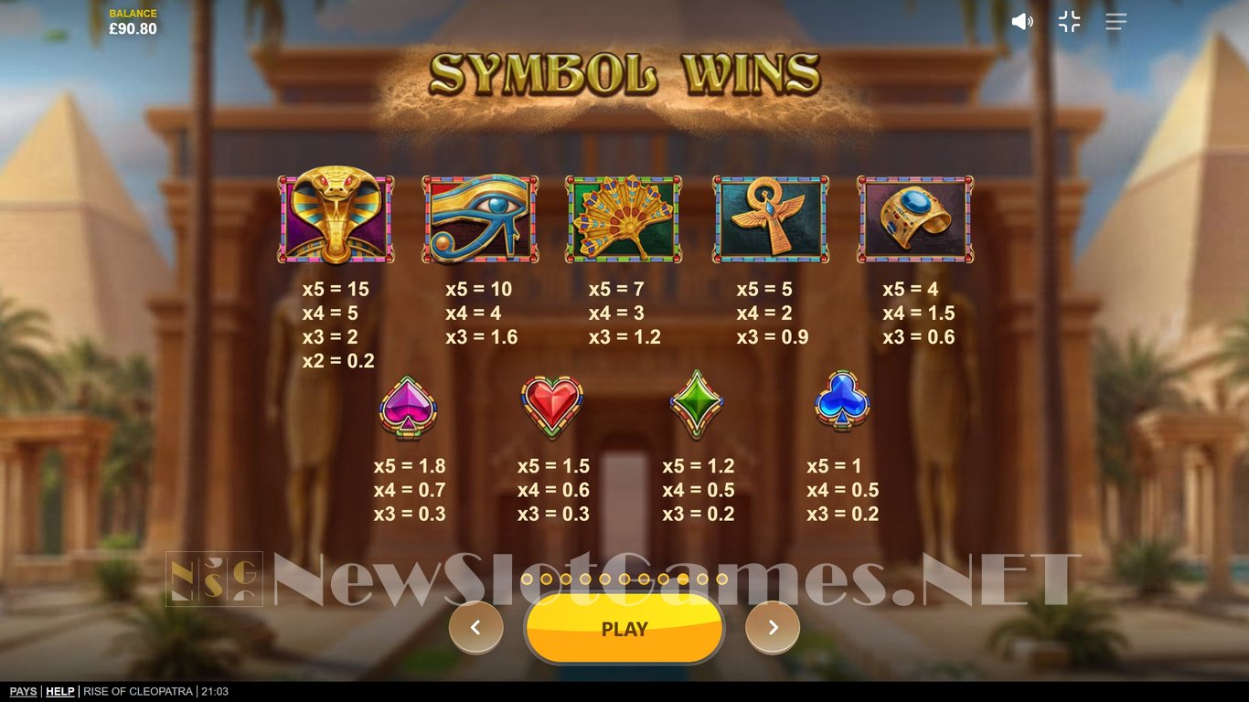 Rise of Cleopatra Slot Slot Image in Demo - pic. 5