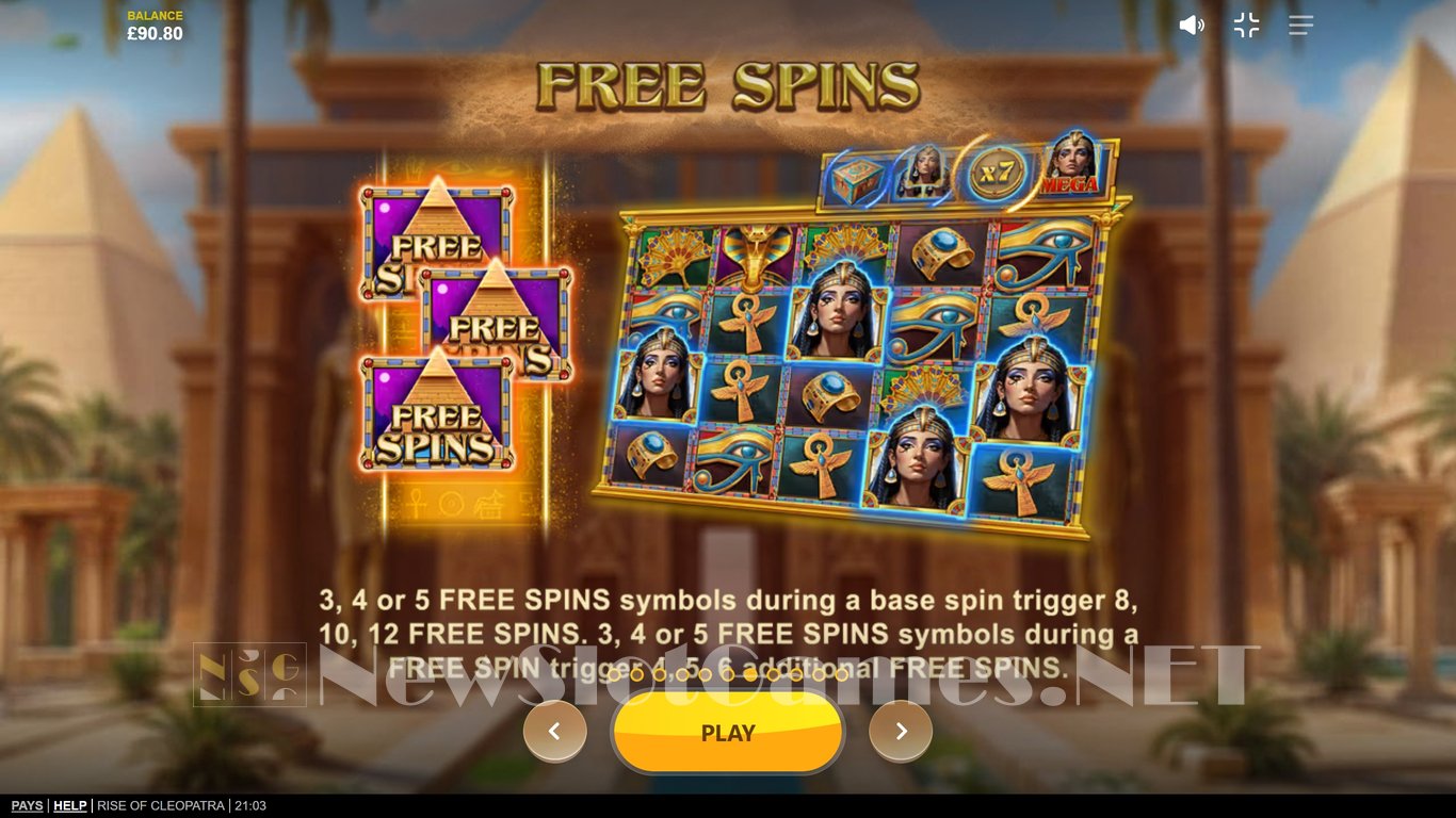 Rise of Cleopatra Slot Slot Image in Demo - pic. 8