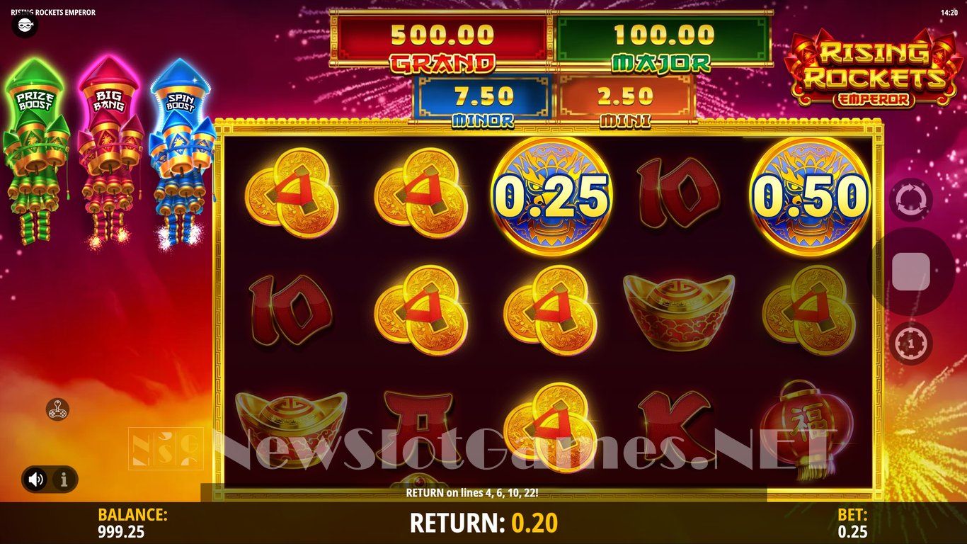 Rising Rockets Emperor Slot Demo Image