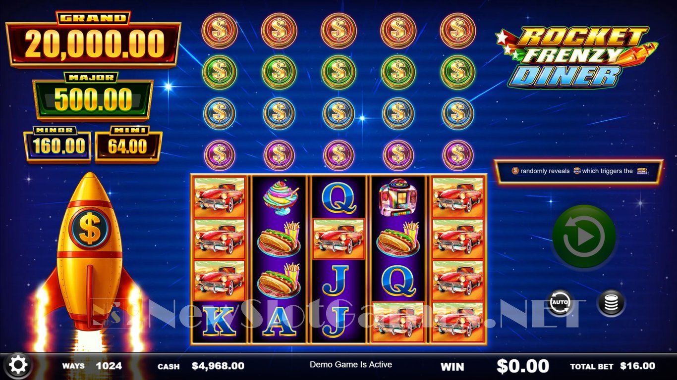 Rocket Frenzy Diner Slot Slot Image in Demo - pic. 2