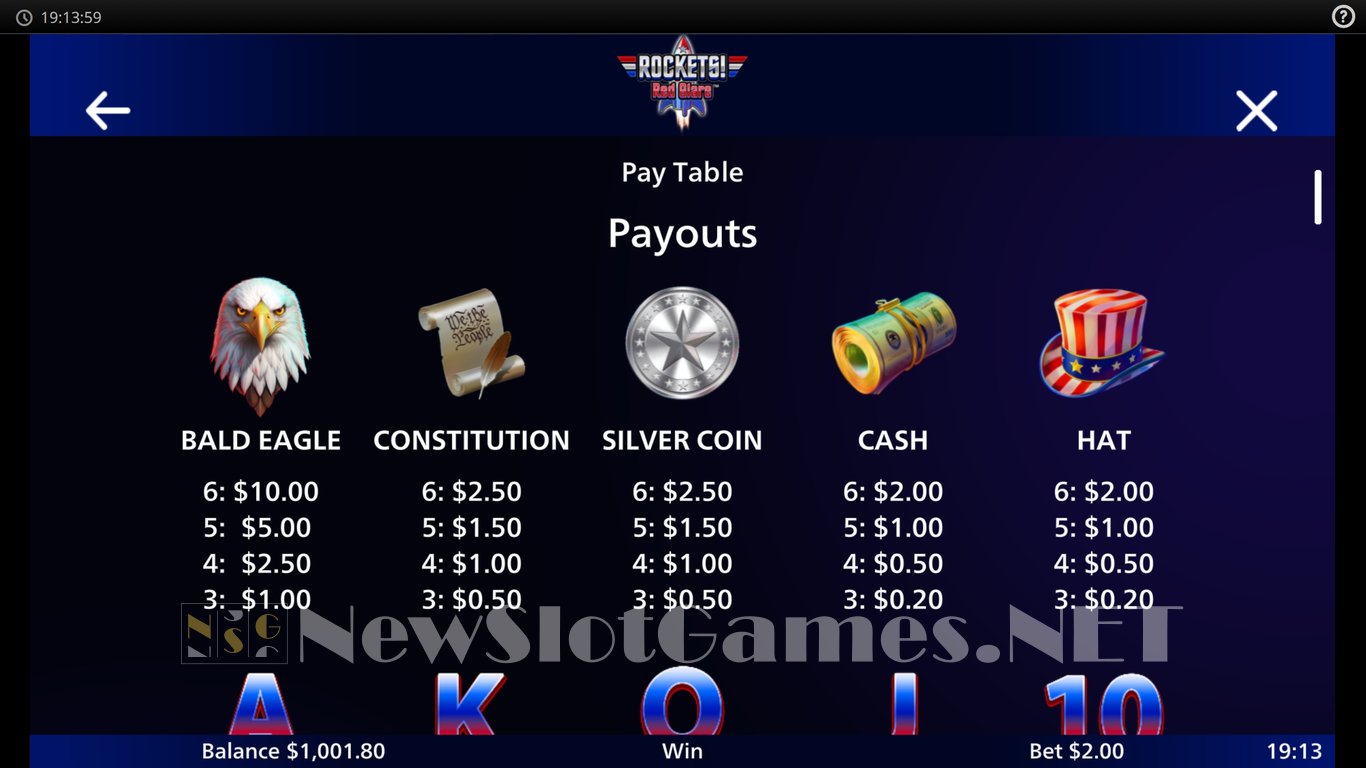 Rockets Red Glare Slot Slot Image in Demo - pic. 5