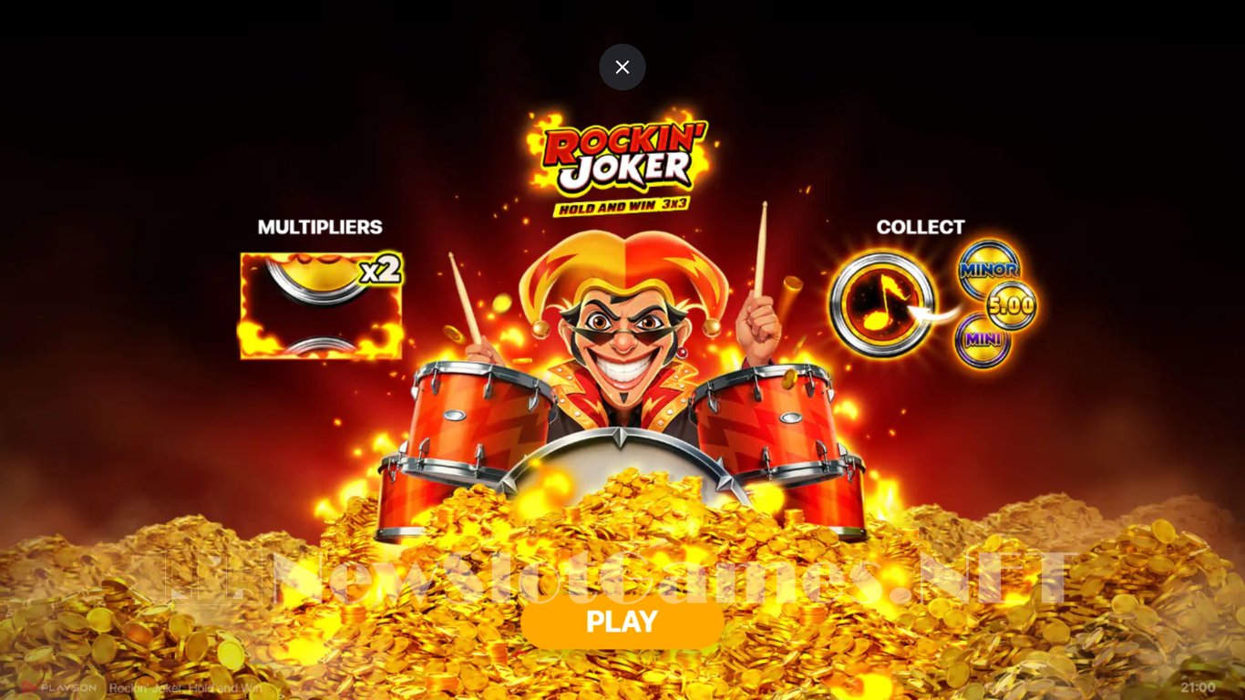 Rockin Joker Hold and Win Slot Demo Image