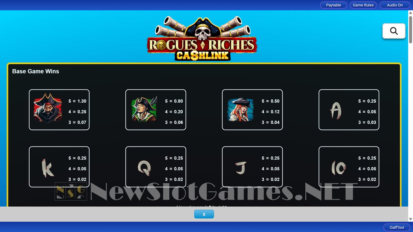Rogues Riches Cashlink Slot Slot Image in Demo - pic. 8