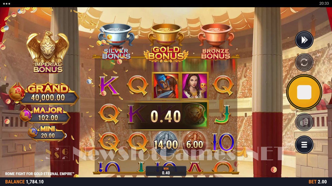 Rome Fight For Gold Eternal Empire Slot Slot Image in Demo - pic. 3