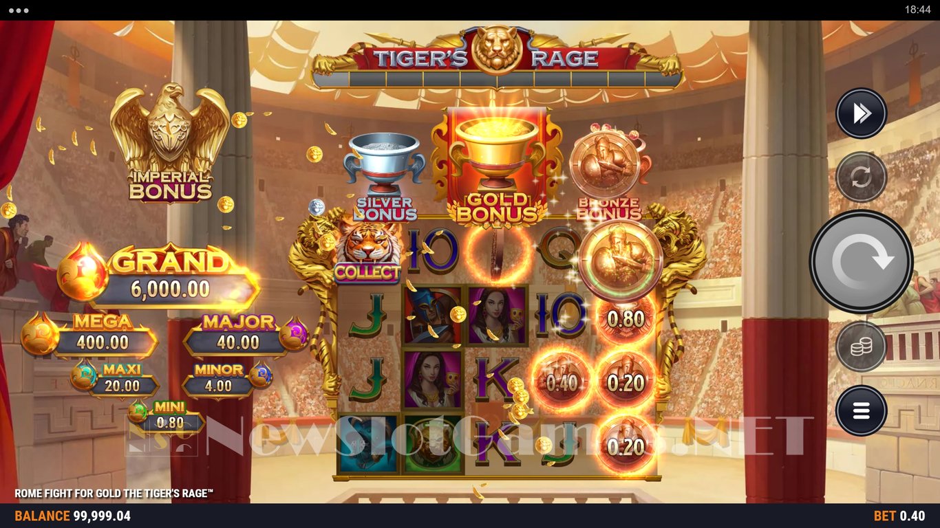 Rome Fight For Gold The Tigers Rage Slot Slot Image in Demo - pic. 2