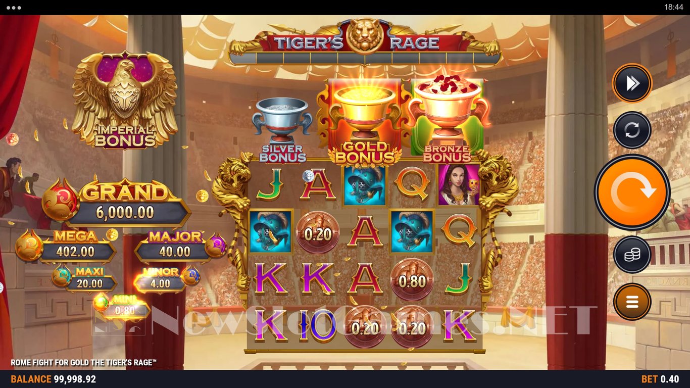Rome Fight For Gold The Tigers Rage Slot Slot Image in Demo - pic. 4