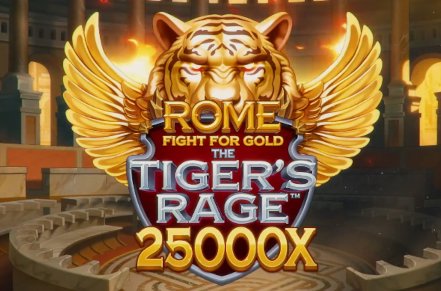 Rome Fight For Gold The Tigers Rage Slot Logo