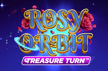 Rosy Orbit Treasure Turn Slot Logo