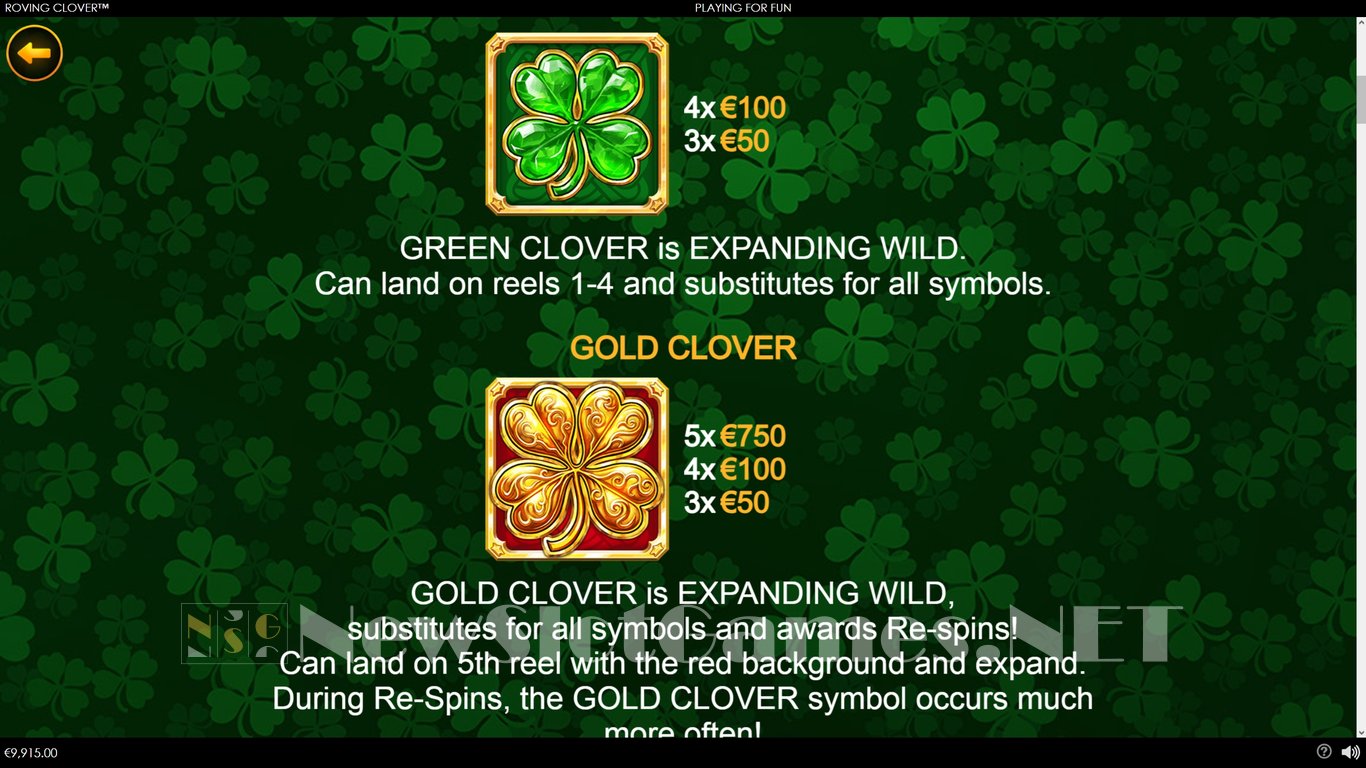Roving Clover Slot Slot Image in Demo - pic. 4