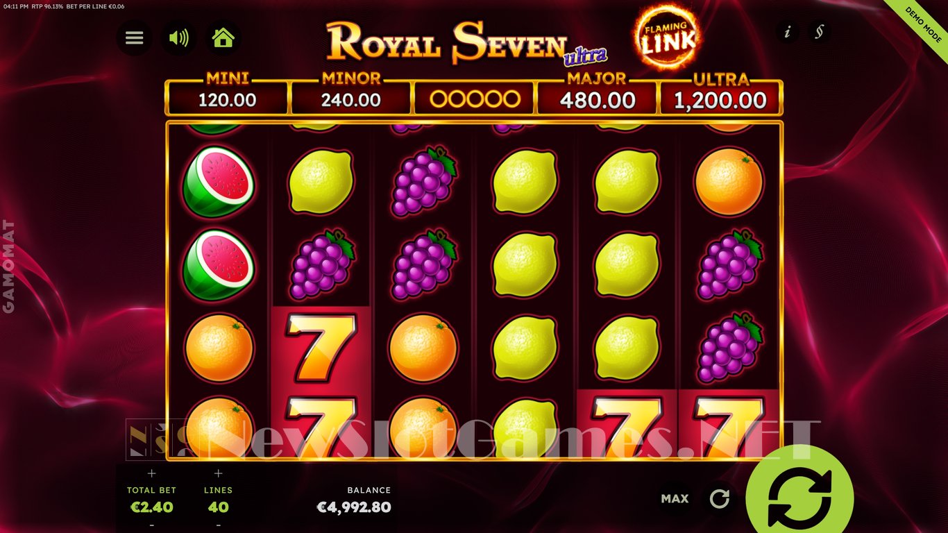 Royal Seven Ultra Flaming Link Slot Slot Image in Demo - pic. 2