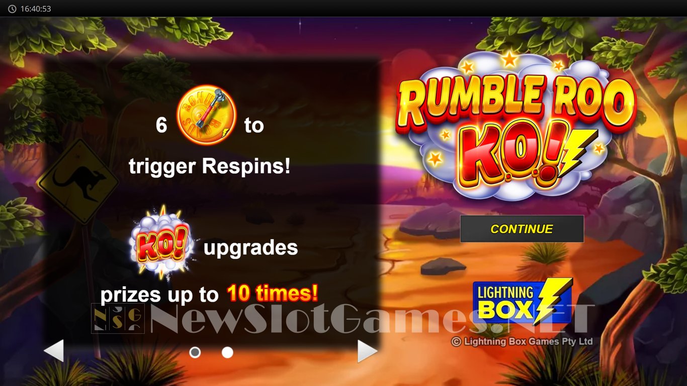 Rumble Roo K.O. Slot Demo Image