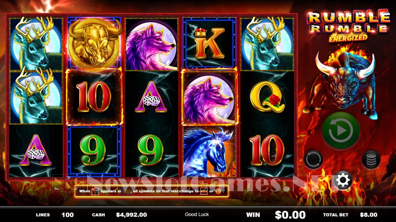 Rumble Rumble Energized Slot Demo Image