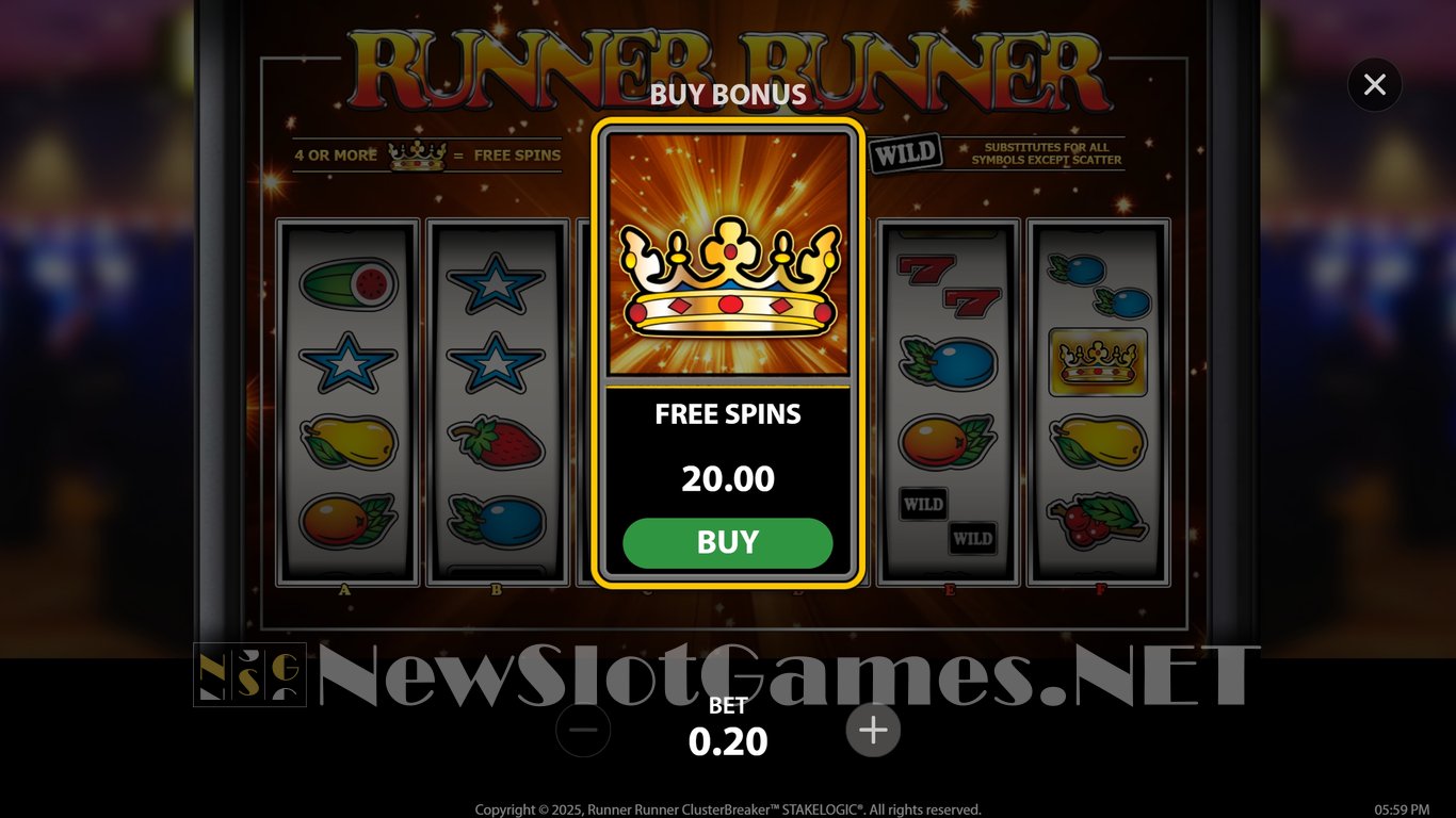 Runner Runner ClusterBreaker Slot Slot Image in Demo - pic. 4