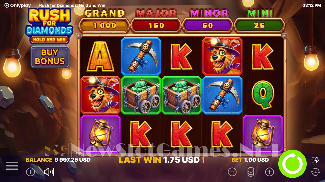 Rush for Diamonds Slot Slot Image in Demo - pic. 5