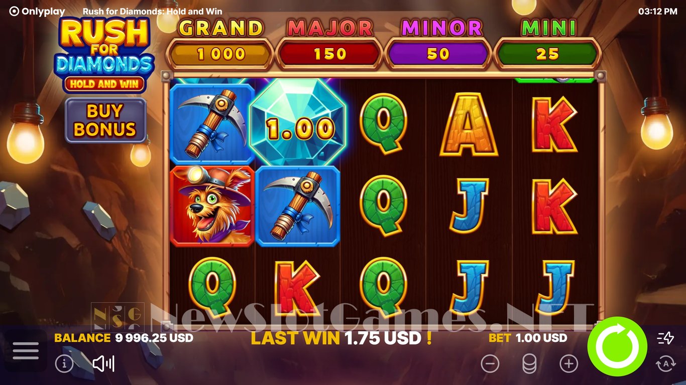 Rush for Diamonds Slot Slot Image in Demo - pic. 6