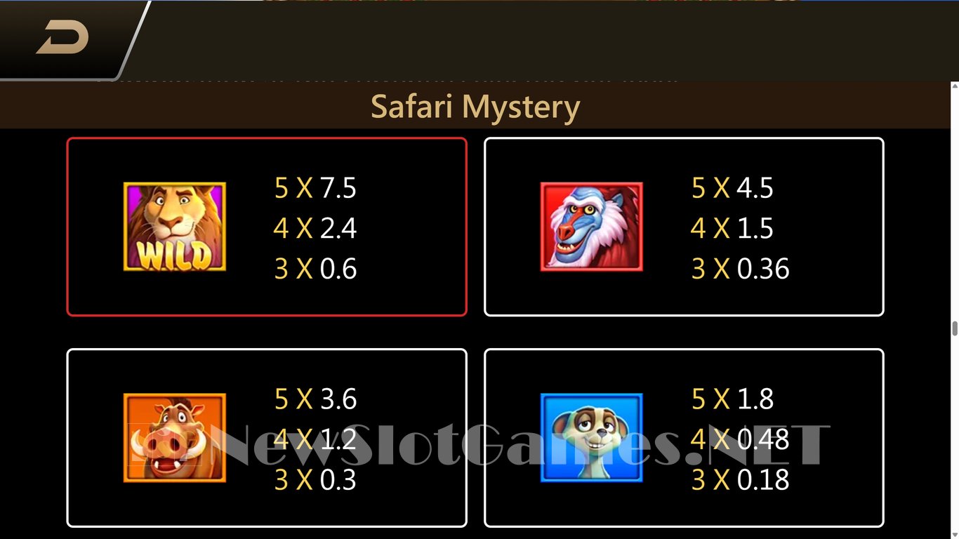 Safari Mystery Slot Slot Image in Demo - pic. 10