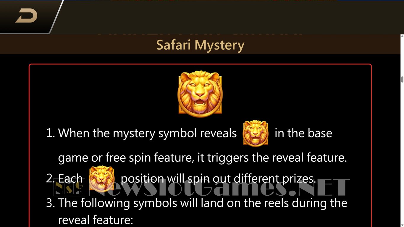 Safari Mystery Slot Slot Image in Demo - pic. 8
