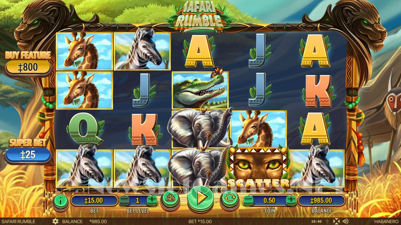 Safari Rumble Slot Demo Image