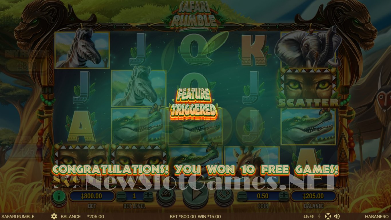 Safari Rumble Slot Slot Image in Demo - pic. 5