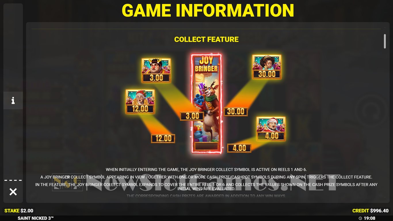 Saint Nicked 3 Present Tense Slot Slot Image in Demo - pic. 6