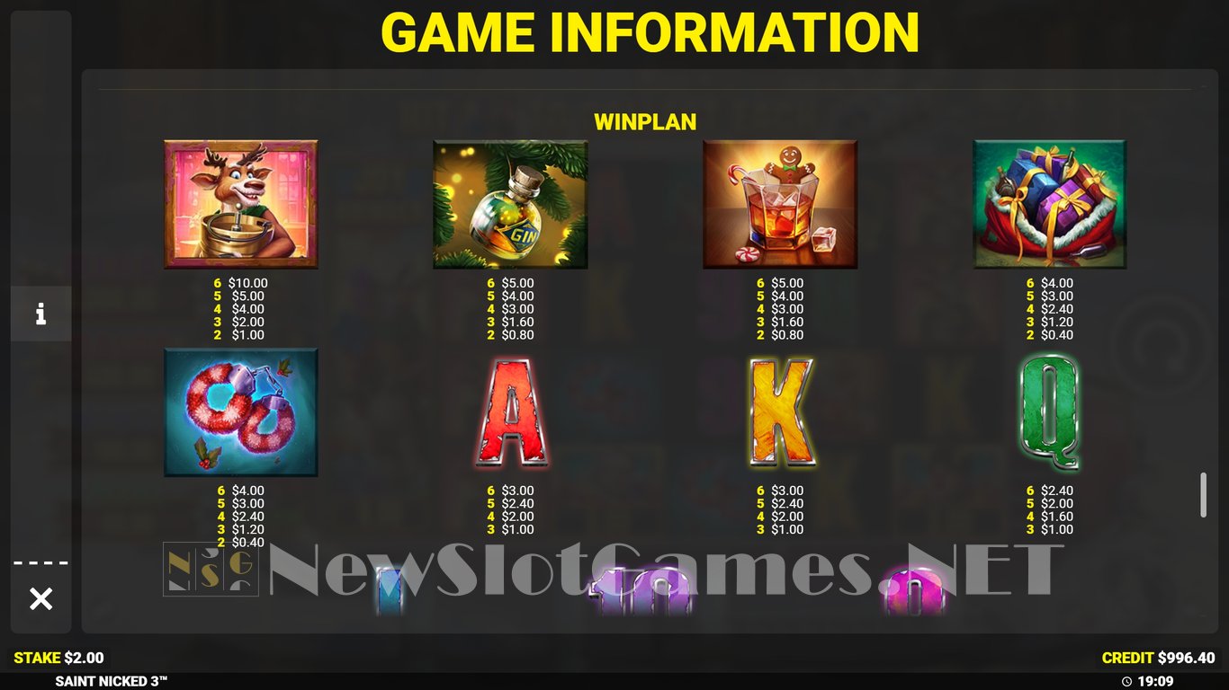 Saint Nicked 3 Present Tense Slot Slot Image in Demo - pic. 8