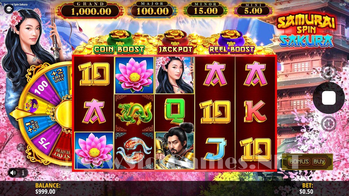 Samurai Spin Sakura Slot Demo Image