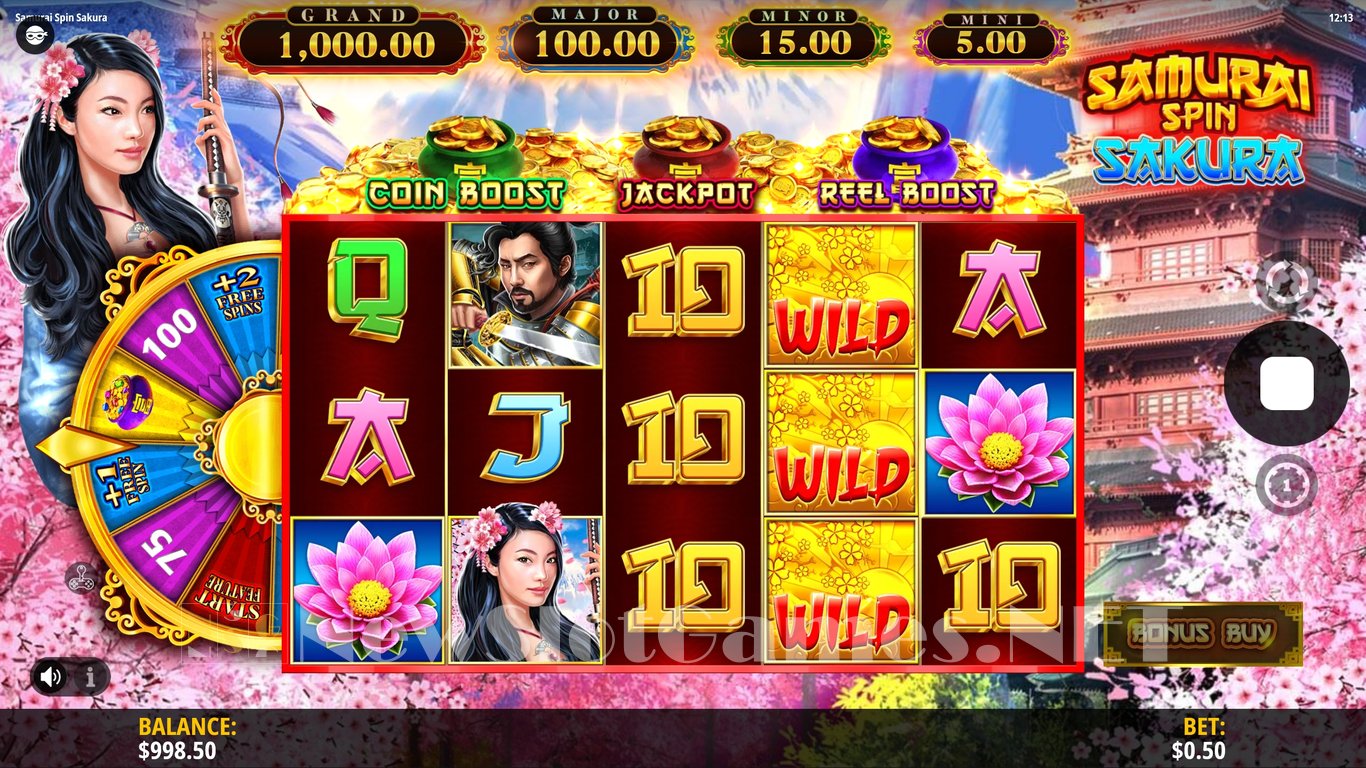 Samurai Spin Sakura Slot Slot Image in Demo - pic. 2