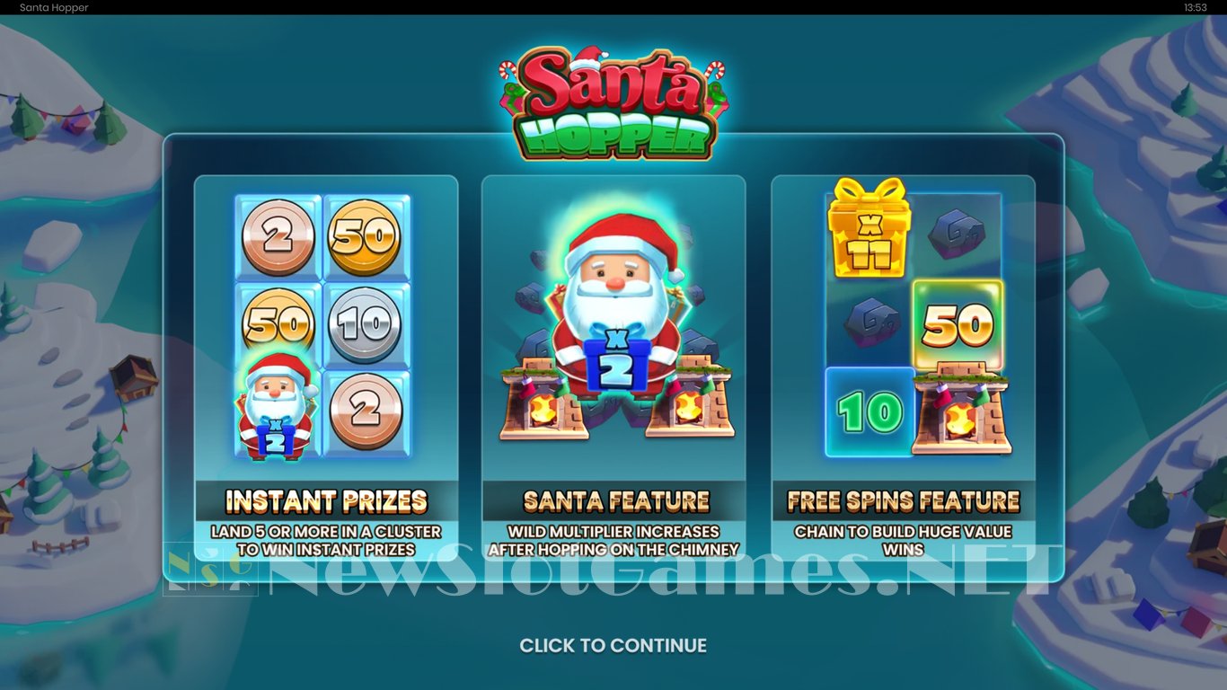 Santa Hopper Slot Demo Image