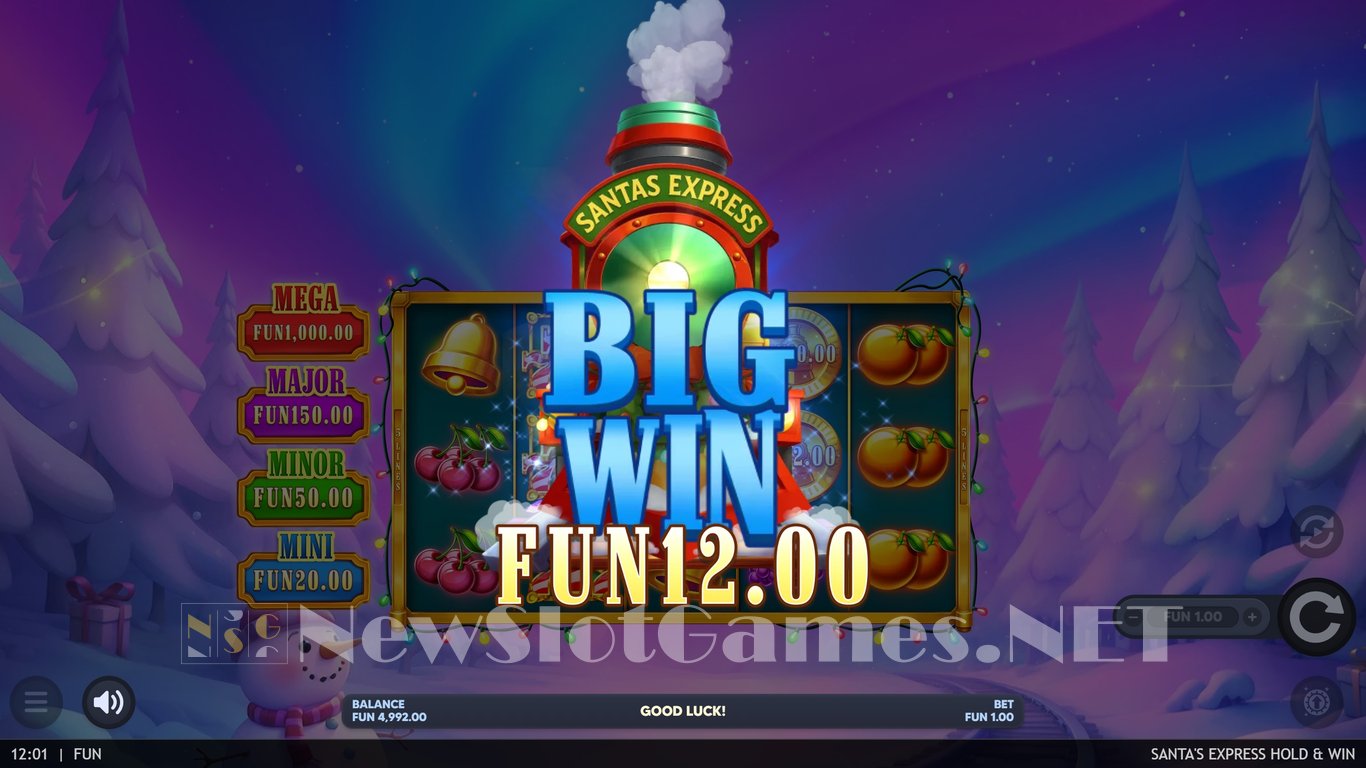 Santas Express Hold & Win Slot Slot Image in Demo - pic. 3