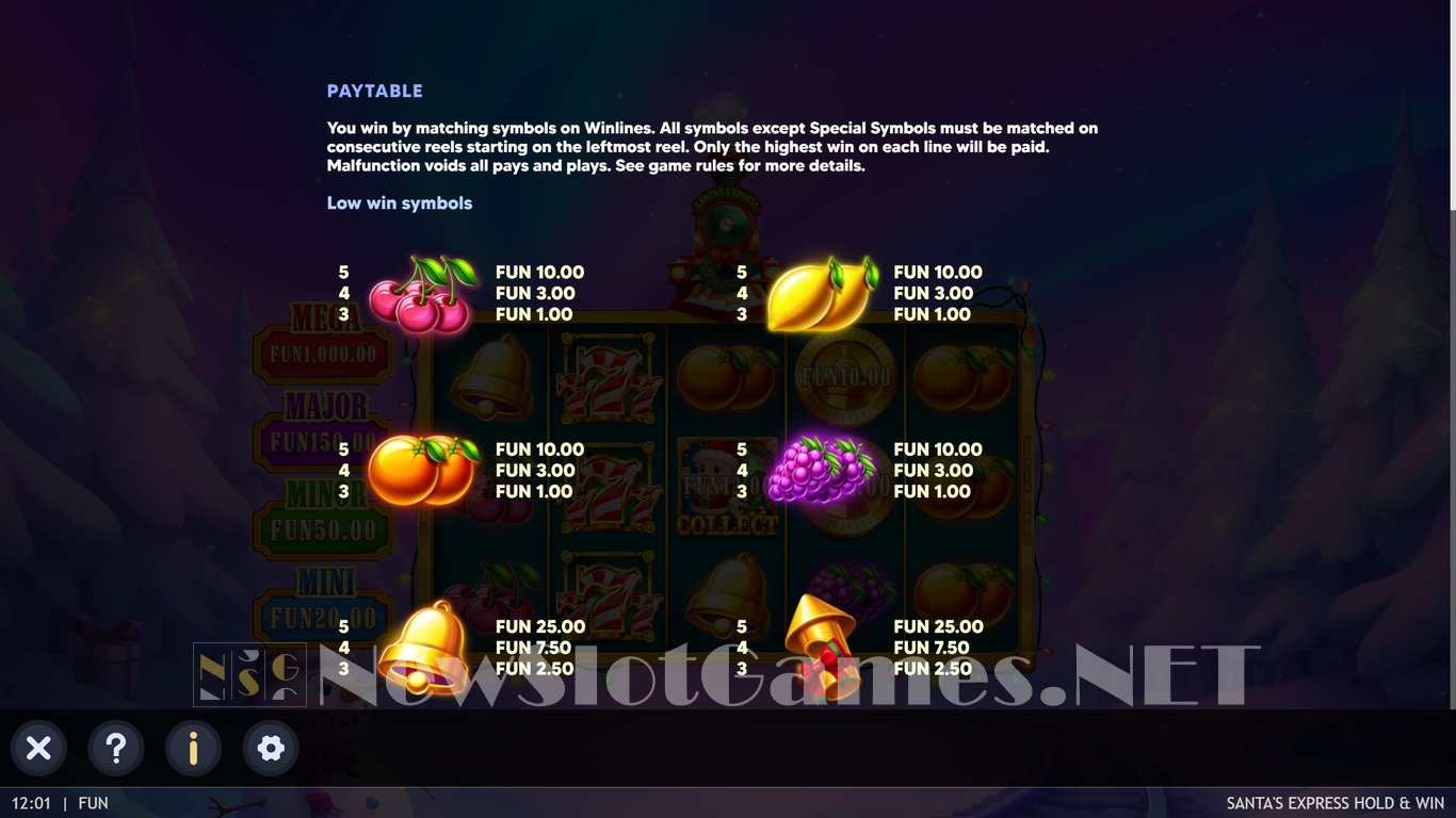 Santas Express Hold & Win Slot Slot Image in Demo - pic. 4