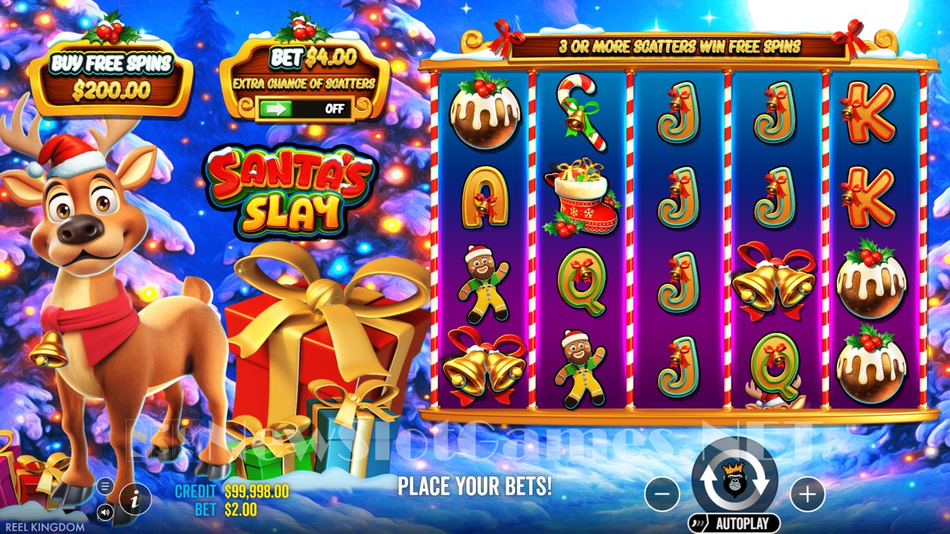 Santas Slay Slot Demo Image