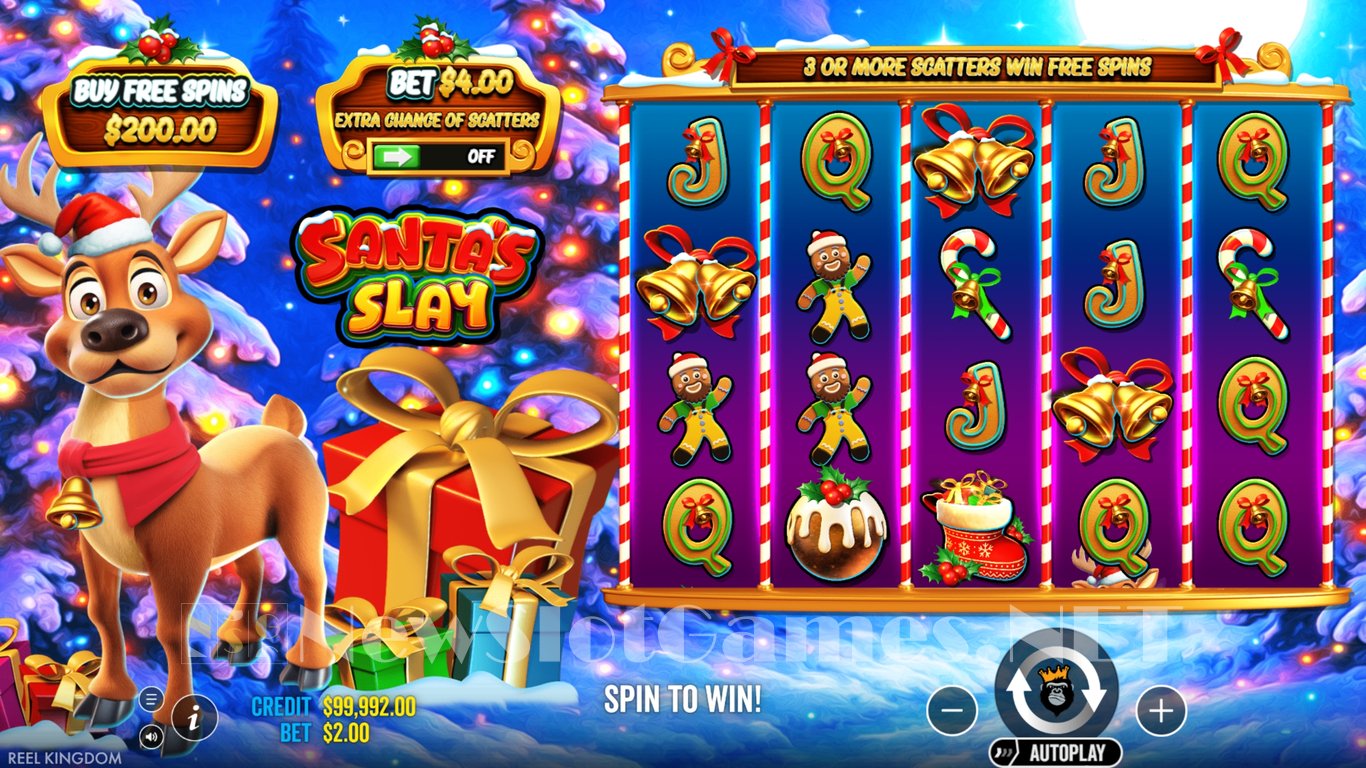 Santas Slay Slot Slot Image in Demo - pic. 2