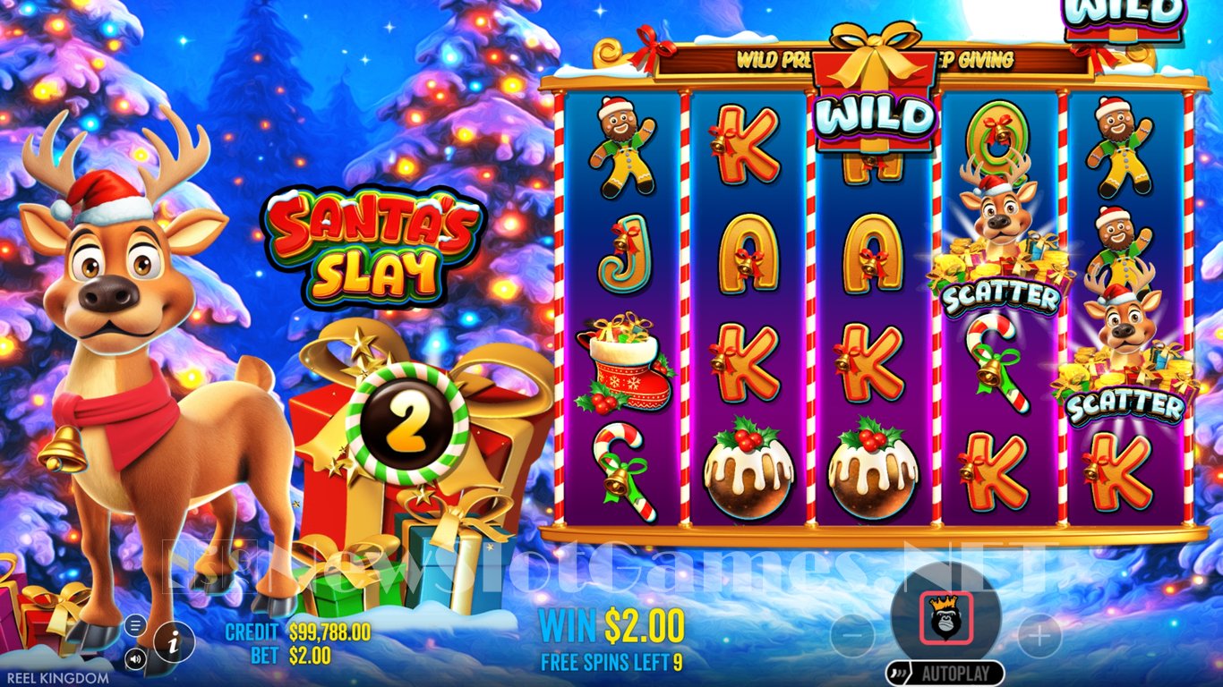 Santas Slay Slot Slot Image in Demo - pic. 7