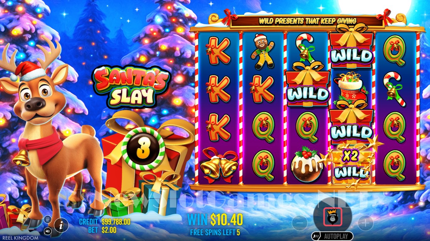 Santas Slay Slot Slot Image in Demo - pic. 8