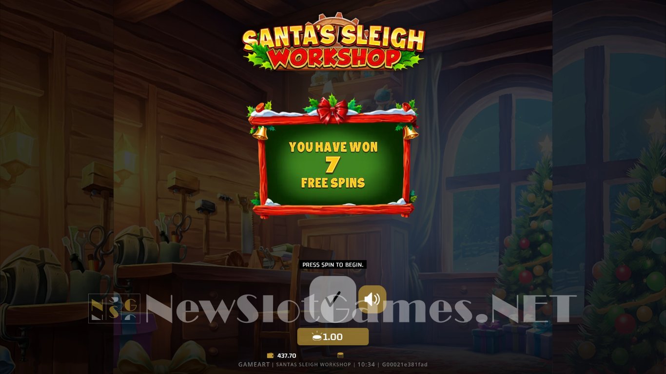 Santas Sleigh Workshop Slot Slot Image in Demo - pic. 5
