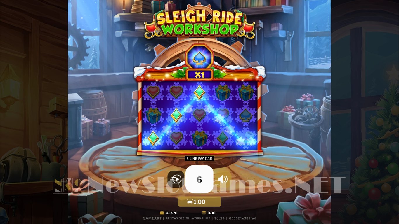 Santas Sleigh Workshop Slot Slot Image in Demo - pic. 6
