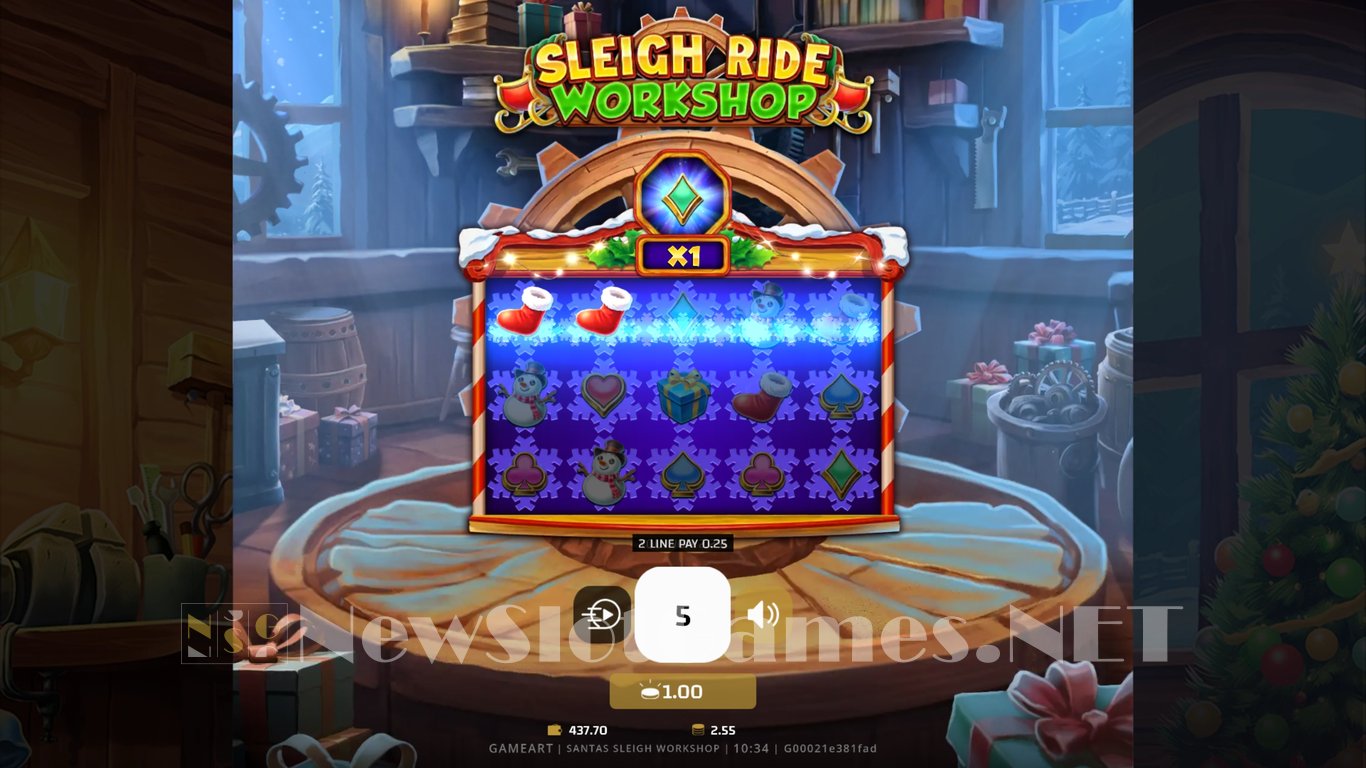 Santas Sleigh Workshop Slot Slot Image in Demo - pic. 7