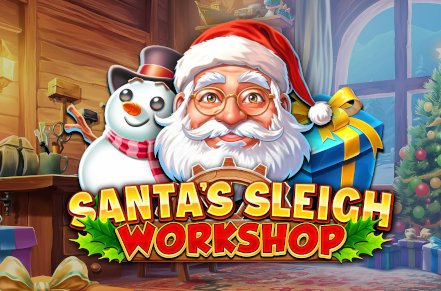 Santas Sleigh Workshop Slot Logo