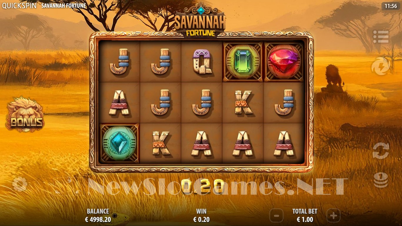 Savannah Fortune Slot Demo Image