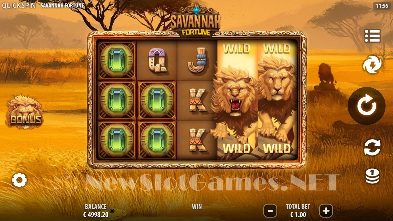 Savannah Fortune Slot Slot Image in Demo - pic. 2