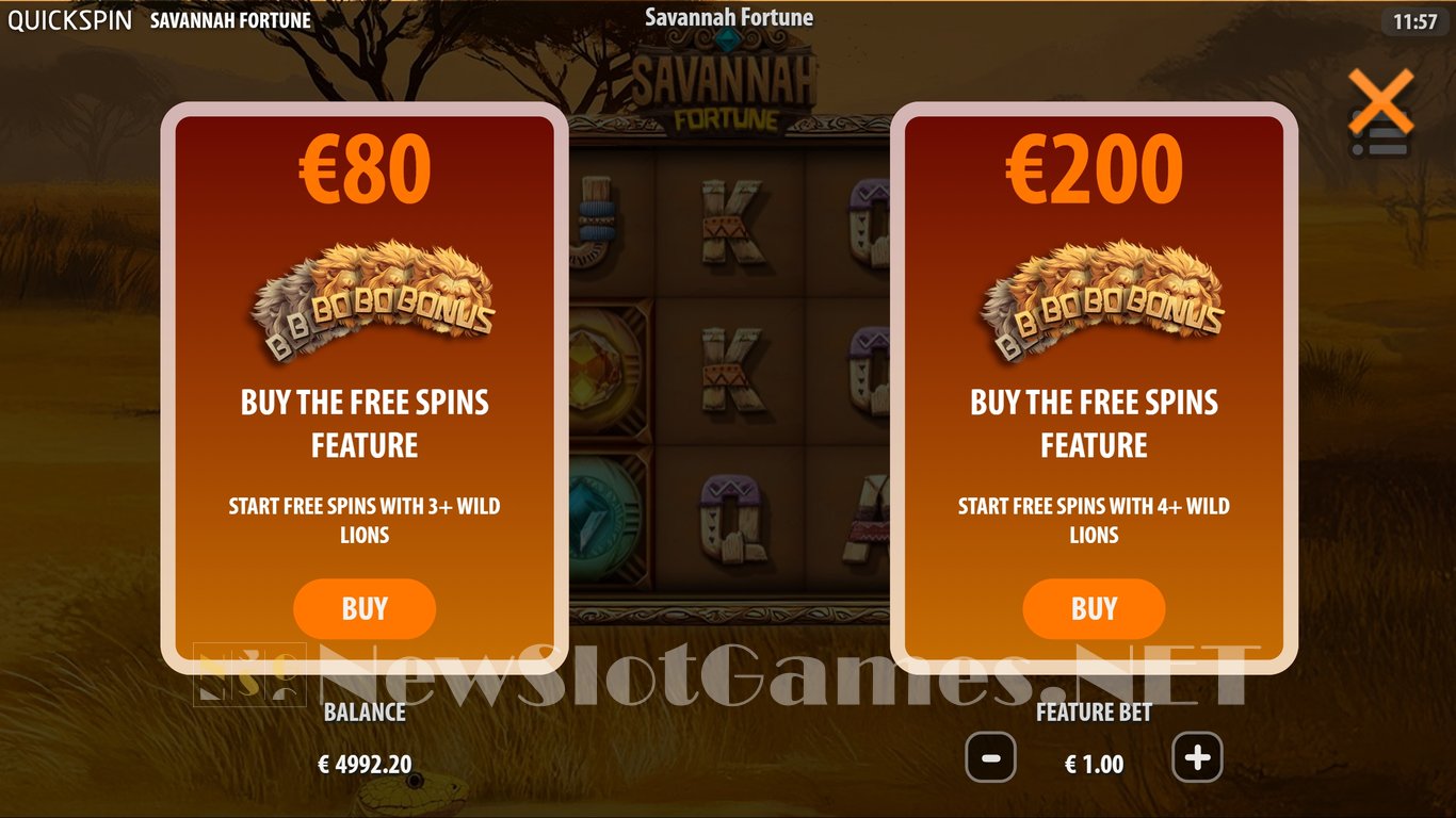 Savannah Fortune Slot Slot Image in Demo - pic. 5