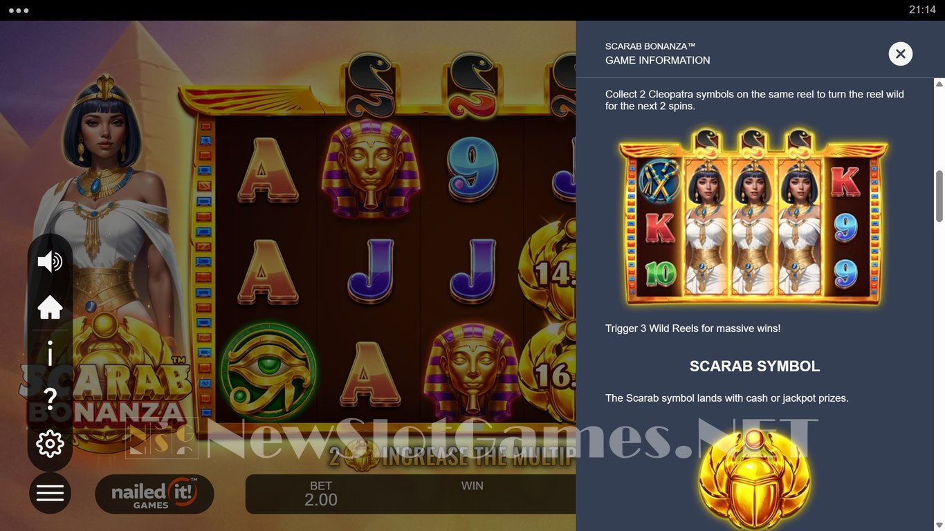 Scarab Bonanza Slot Slot Image in Demo - pic. 10