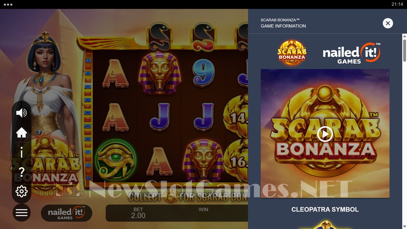 Scarab Bonanza Slot Slot Image in Demo - pic. 9