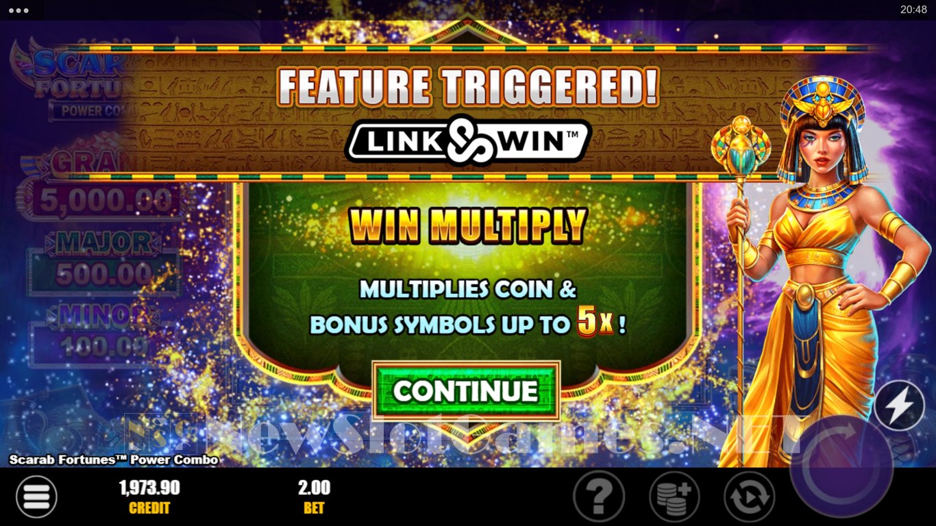 Scarab Fortunes Power Combo Slot Slot Image in Demo - pic. 3