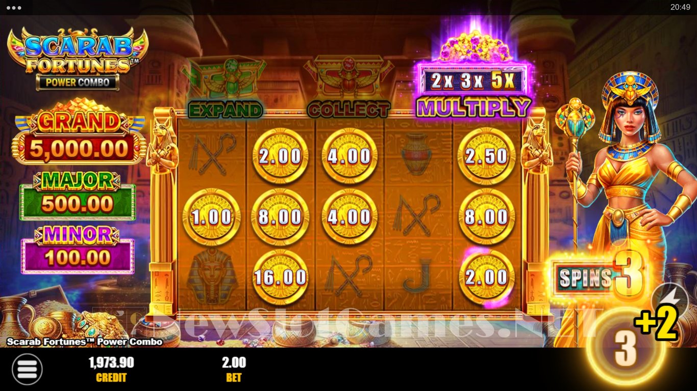 Scarab Fortunes Power Combo Slot Slot Image in Demo - pic. 7
