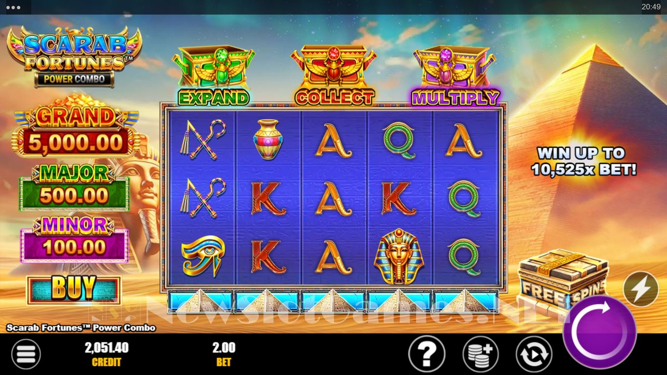 Scarab Fortunes Power Combo Slot Slot Image in Demo - pic. 9