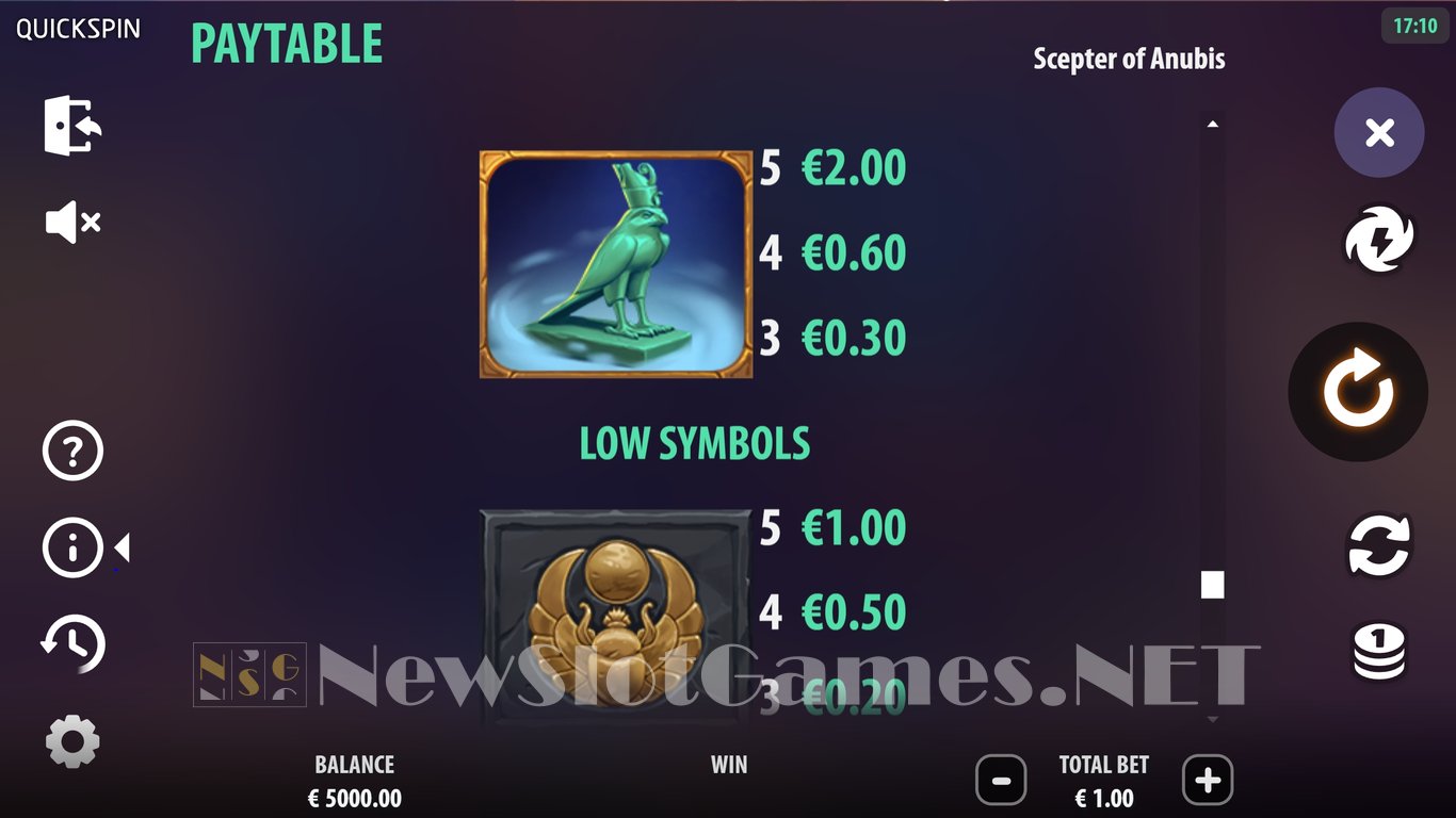 Scepter of Anubis Slot Slot Image in Demo - pic. 10
