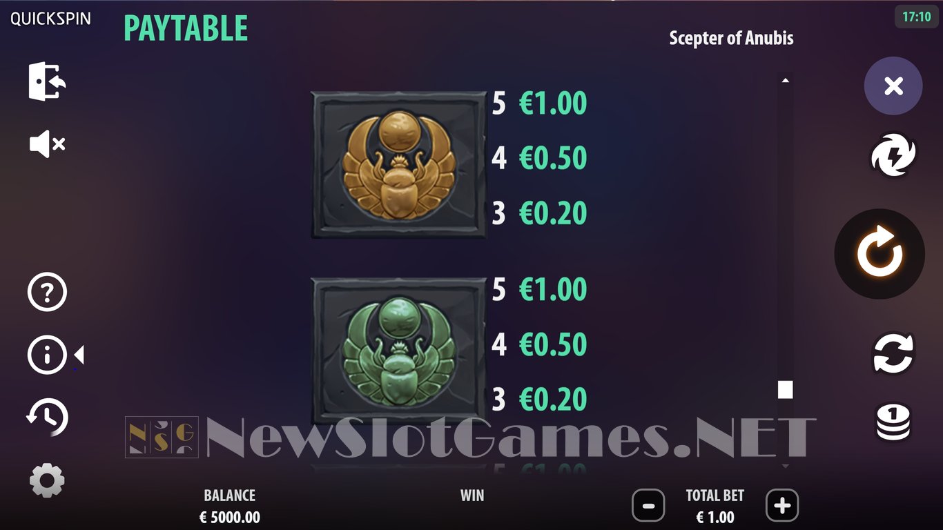 Scepter of Anubis Slot Slot Image in Demo - pic. 11