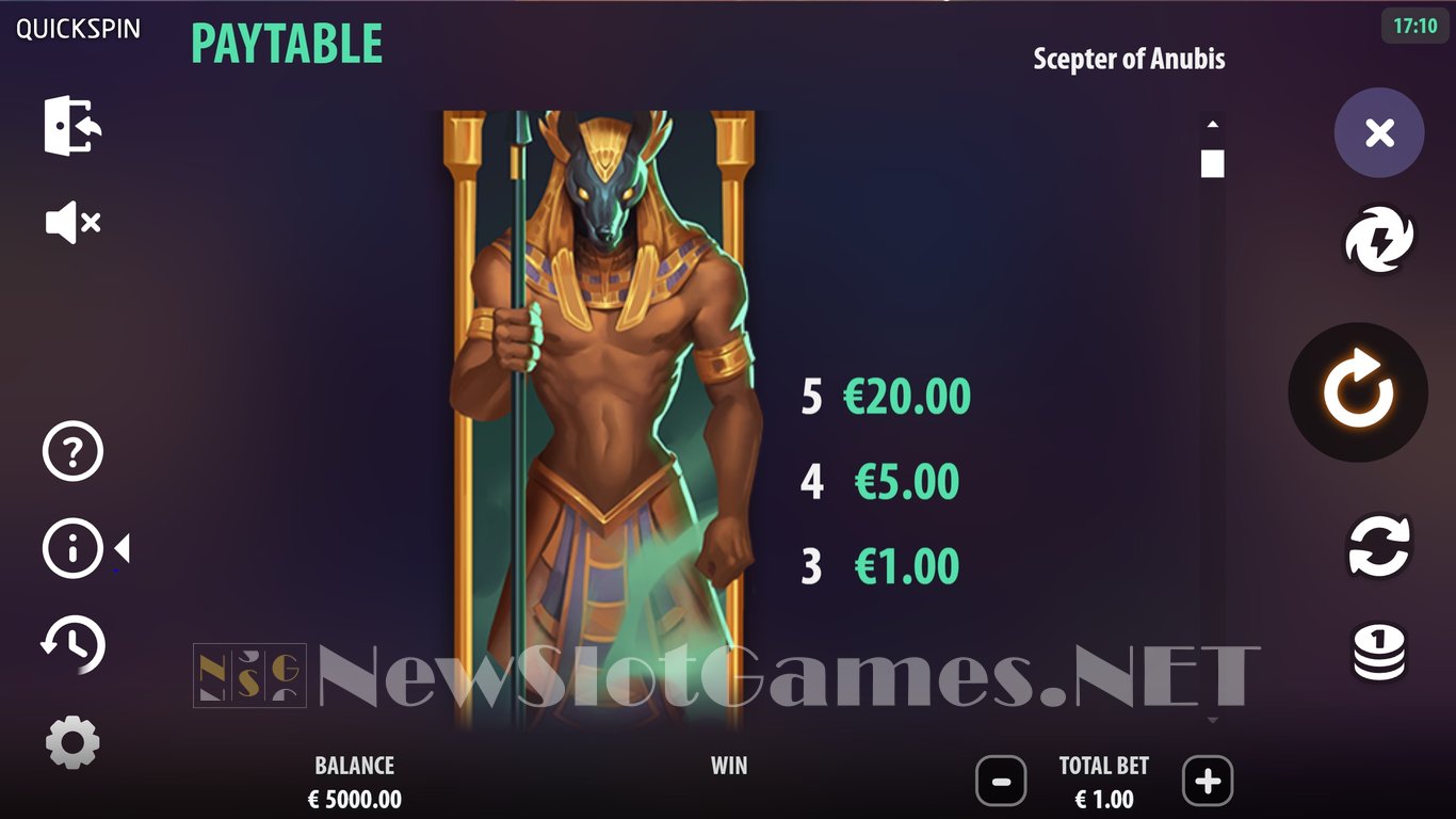 Scepter of Anubis Slot Slot Image in Demo - pic. 3
