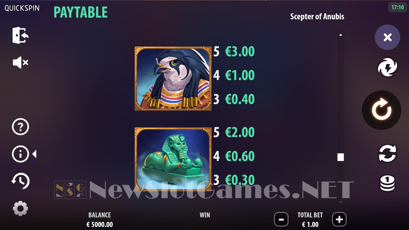 Scepter of Anubis Slot Slot Image in Demo - pic. 9